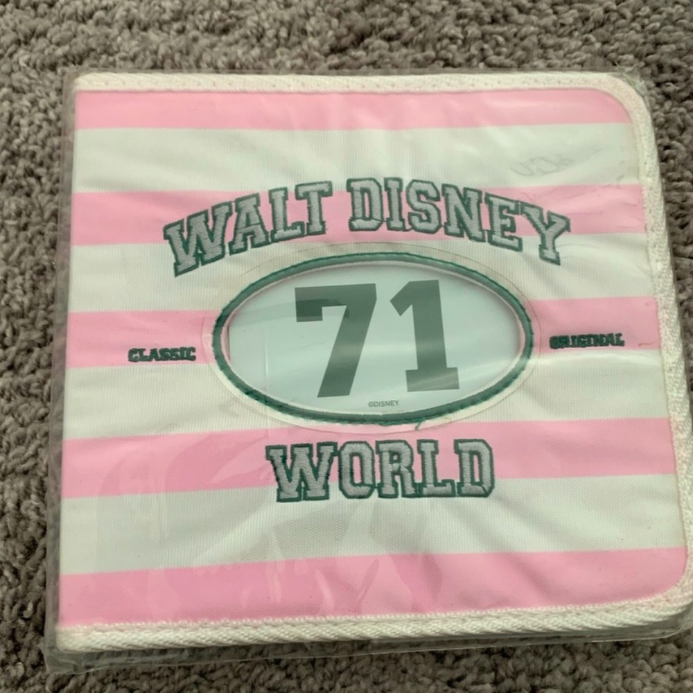 Walt Disney World Pink and White Striped Album